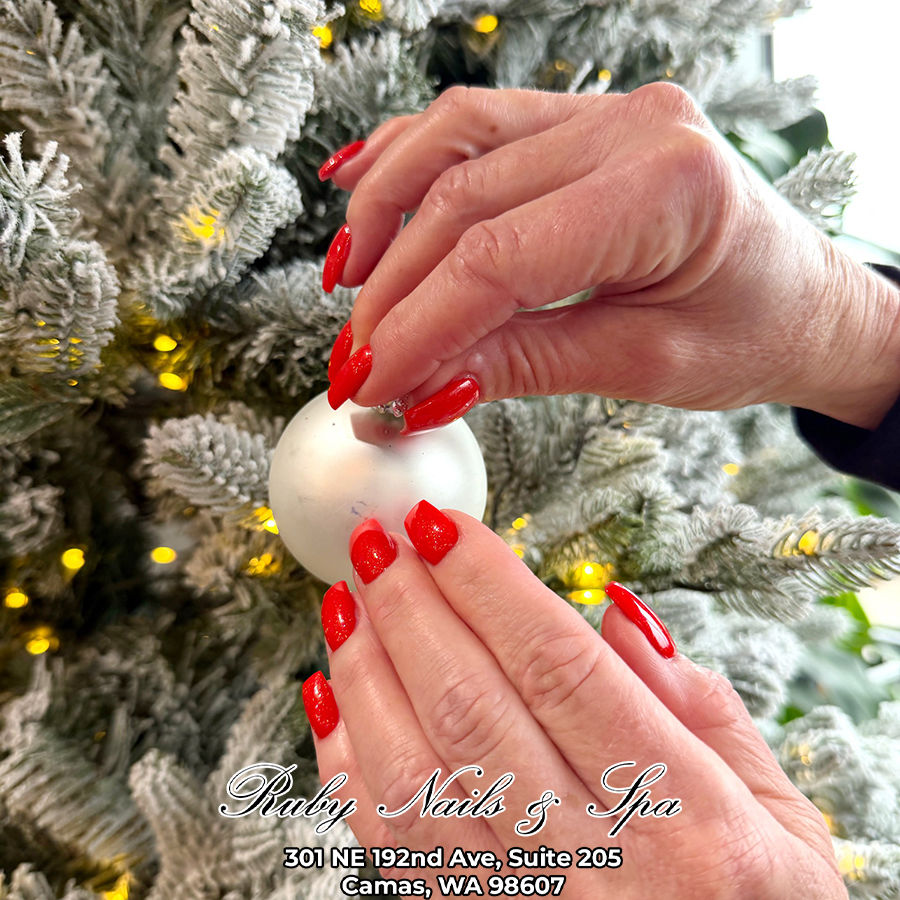 Christmas Nails at Ruby Nails & Spa